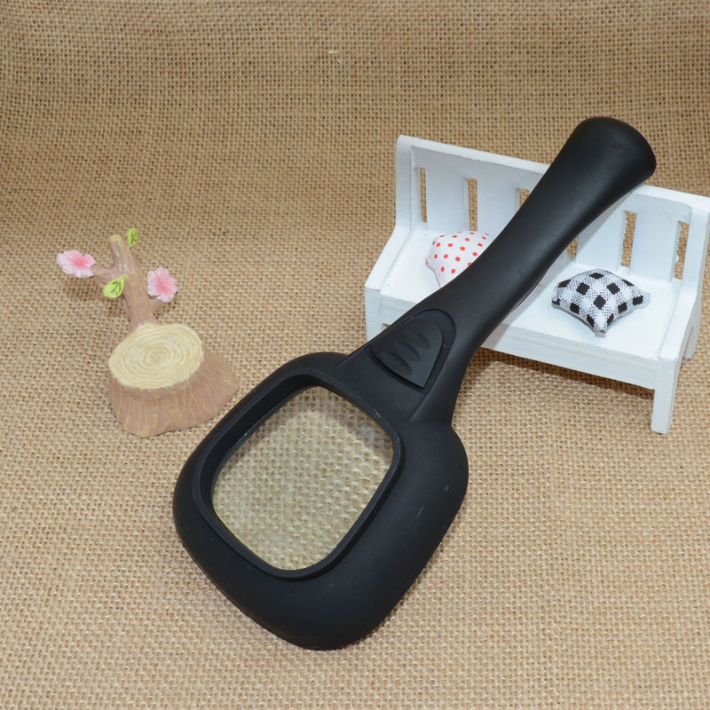 (Jinghui) Factory direct sales TH600558 square handheld reading with light banknote inspection magnifying glass