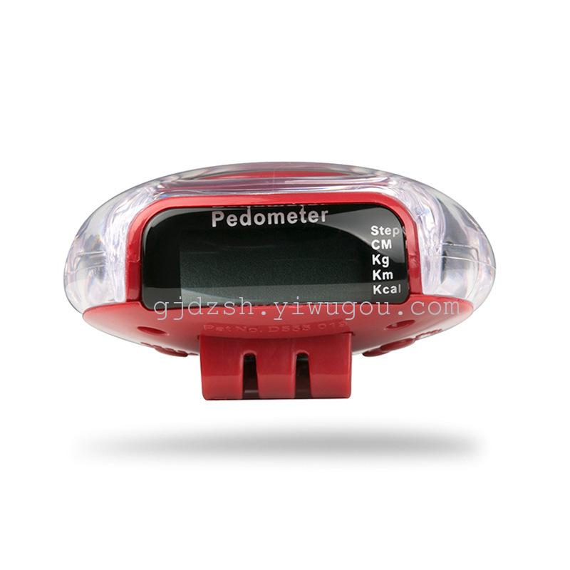 Wholesale of single-function waist clip walking pedometers for outdoor sports, calorie solar pedometers Specification image
