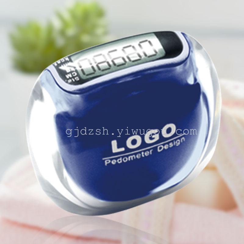 Wholesale of single-function waist clip walking pedometers for outdoor sports, calorie solar pedometers details Picture