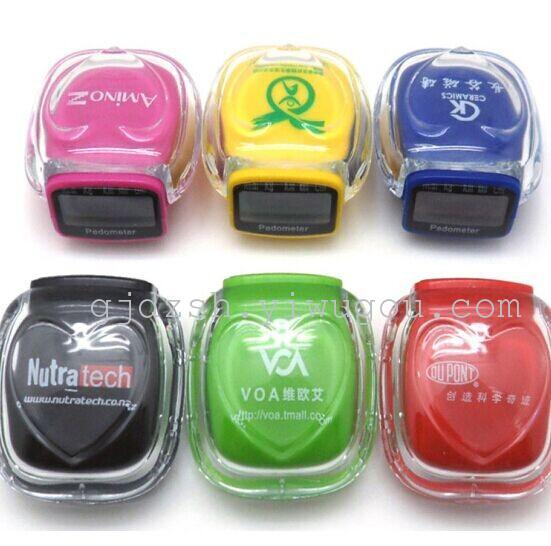 Supplying best-selling heart-shaped pedometers, acrylic gift pedometers and multi-functional pedometers Specification image