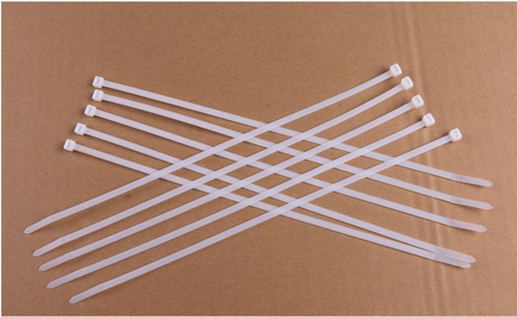 [Guke] Plastic self-locking nylon cable tie White plastic seal Nylon cable tie