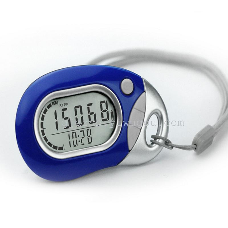 Multi-functional 3d outdoor sports timing, fitness step counting, electronic gift, mini time display, pea pedometer