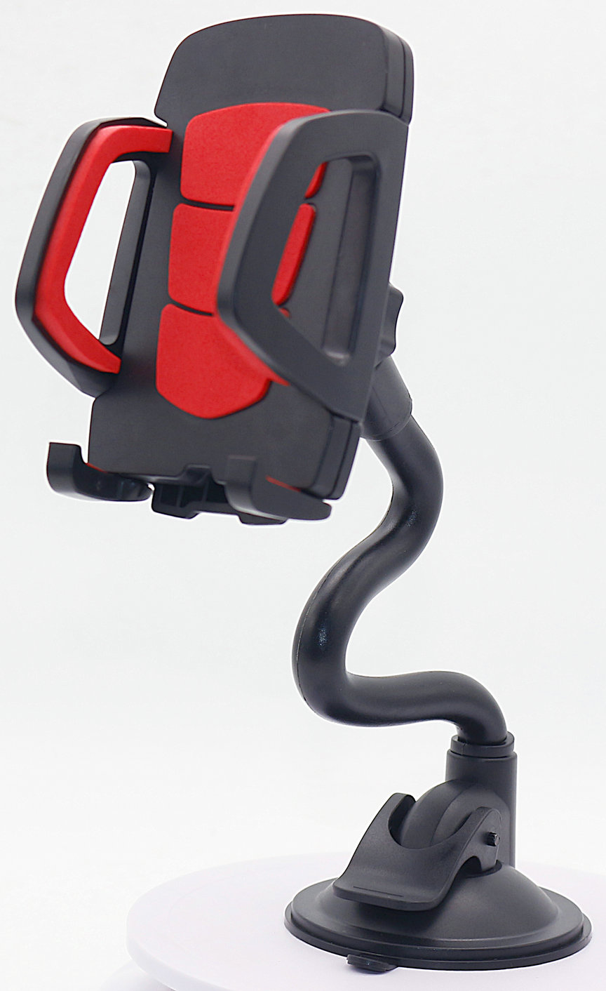 新款车载手机架盾牌软管360度旋转汽车手机架汽车内饰用品细节图
