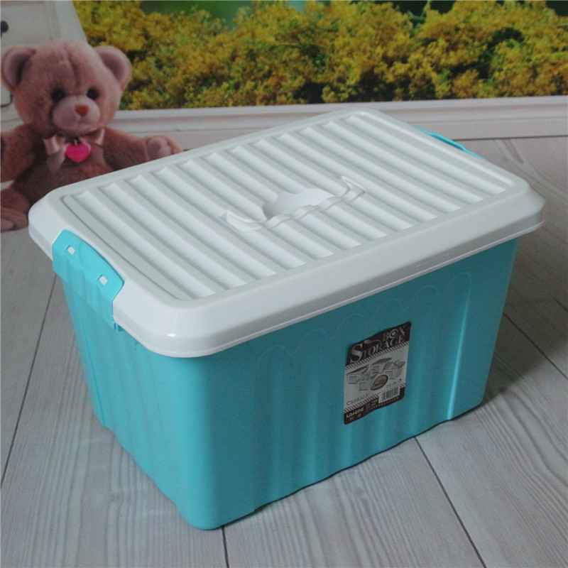 Wholesale of new large-capacity multi-color storage boxes Specification image