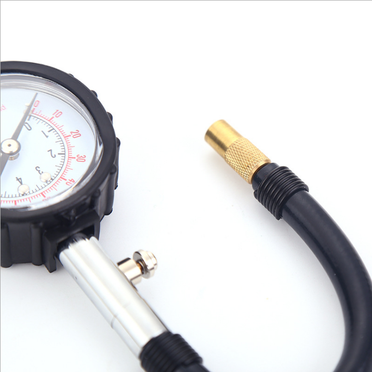 软管胎压表车用胎压计高精度测量胎压工具带放气产品图