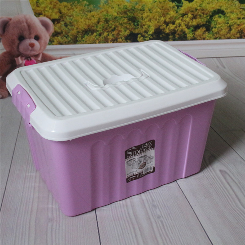 Wholesale of new large-capacity multi-color storage boxes details Picture