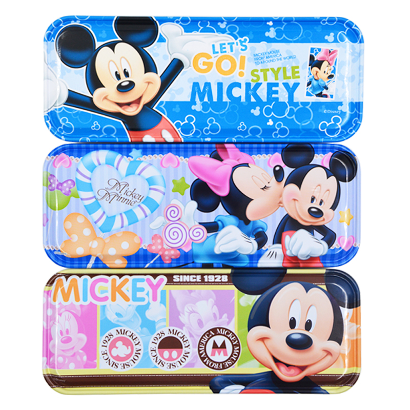 爆款小学生文具盒学习用品文具批发马口铁文具盒笔盒