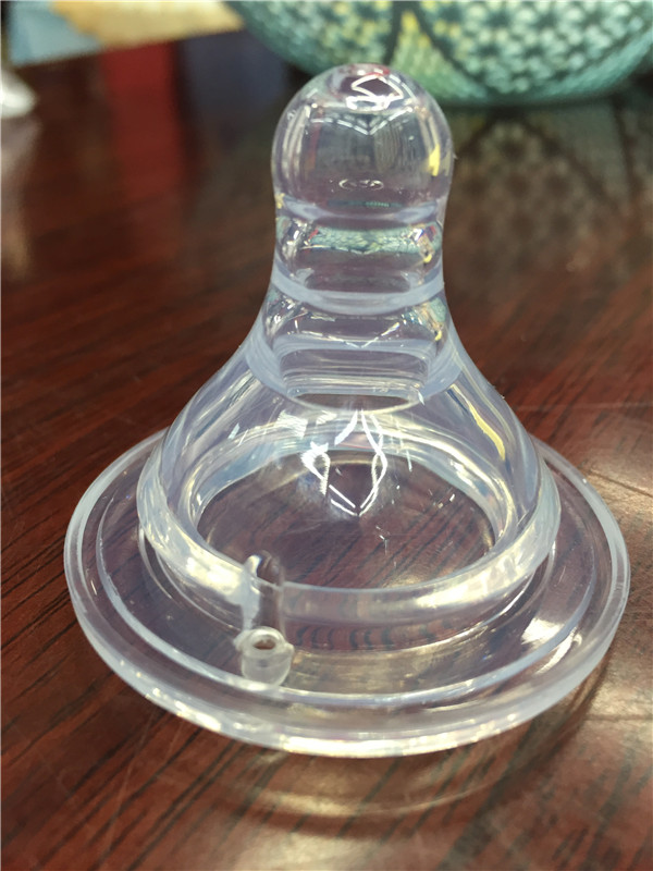 宽口径液体硅胶奶嘴可配各种宽口奶瓶母乳实感奶嘴细节图