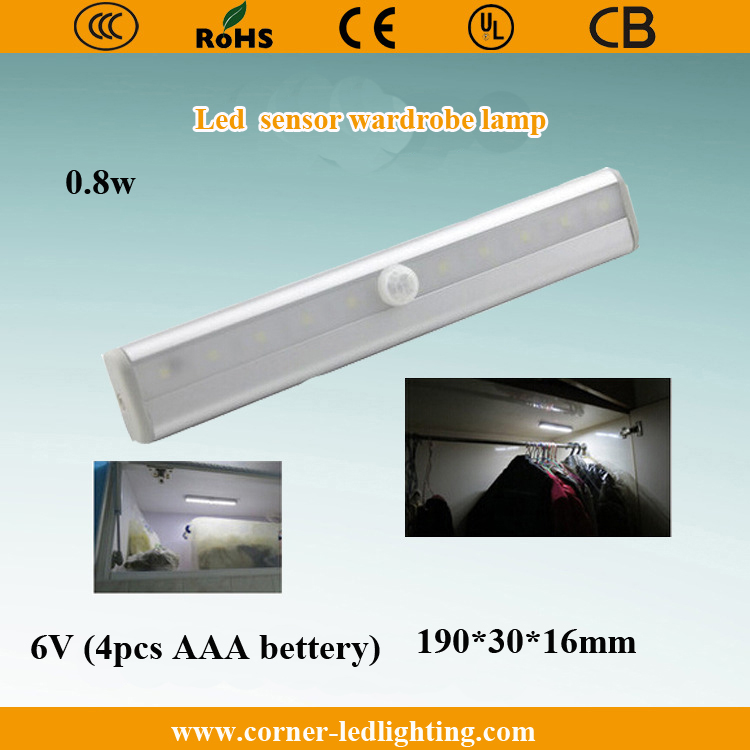 Best-selling LED wardrobe lights, RV lights, body-sensing cabinet lights, bookcase lights in North America, 6V lithium battery charging Specification image
