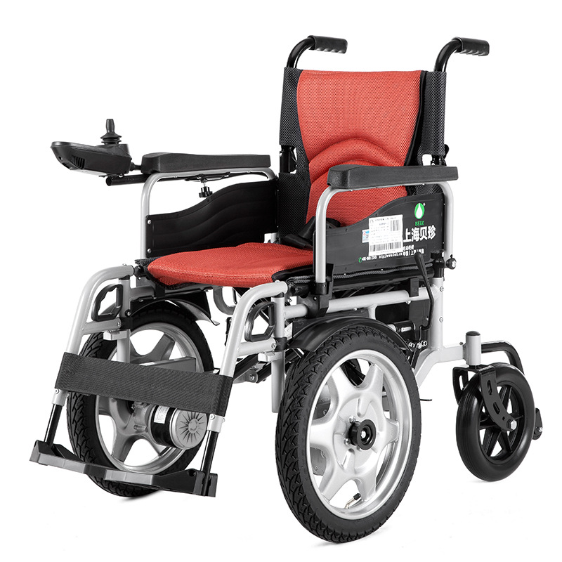轻型铝合金电动轮椅 功能型轮椅 便携式残疾人轮椅 医疗用品图