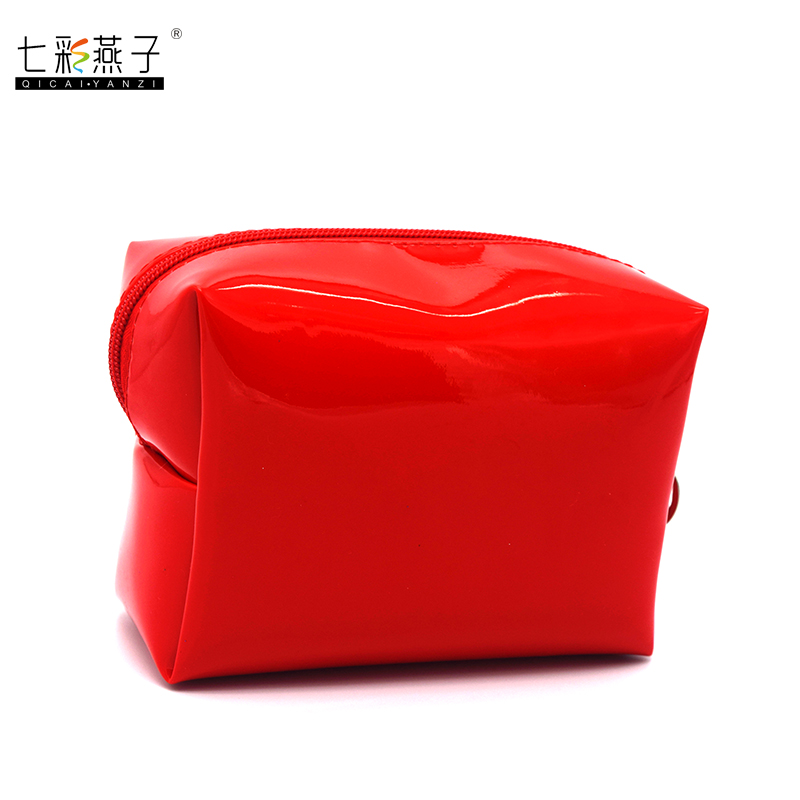 Espejo PU bolsa de maquillaje bolsa de maquillaje bolsa de tocador clutch bolsa de color sólido bolsa de príncipe bolsa de regalo logotipo hecho Specification image
