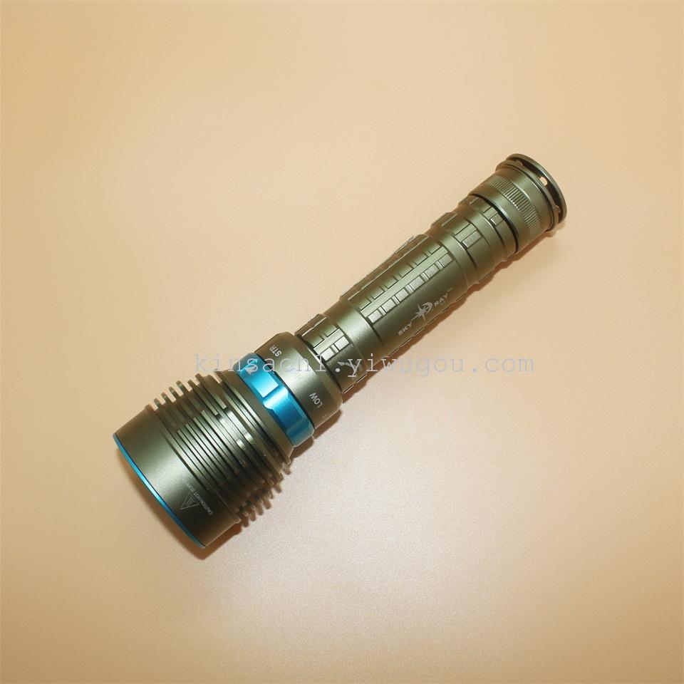 Jinsha dive light LED flashlight with Strong Light 7L2 dive light flashlight