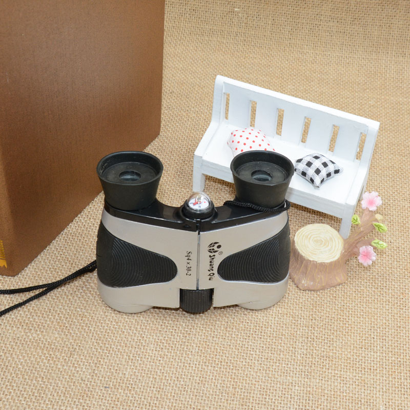 (Jinghui) Factory direct sale Double Ball 4X30-2 children's toy telescope with compass Specification image
