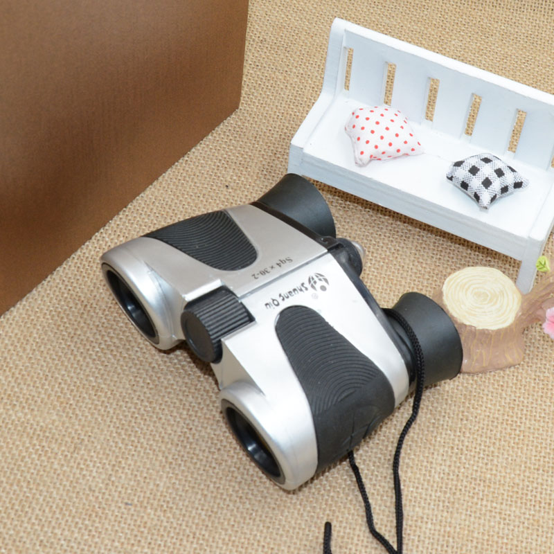 (Jinghui) Factory direct sale Double Ball 4X30-2 children's toy telescope with compass details Picture