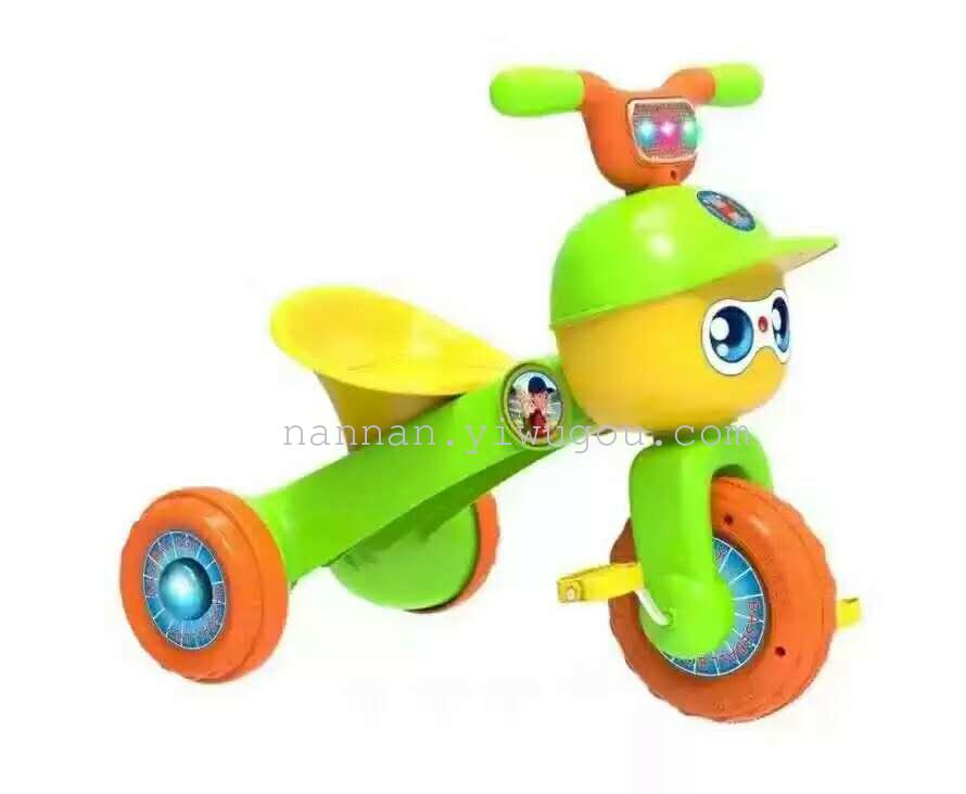 Children Folding children tricycle 1-3-2-6 years old large baby Baby Push pedal bicycle kindergarten buggy