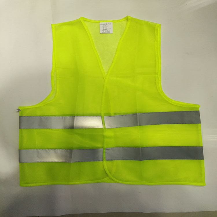 批发60克四季轻薄透气反光背心马甲反光衣反光服