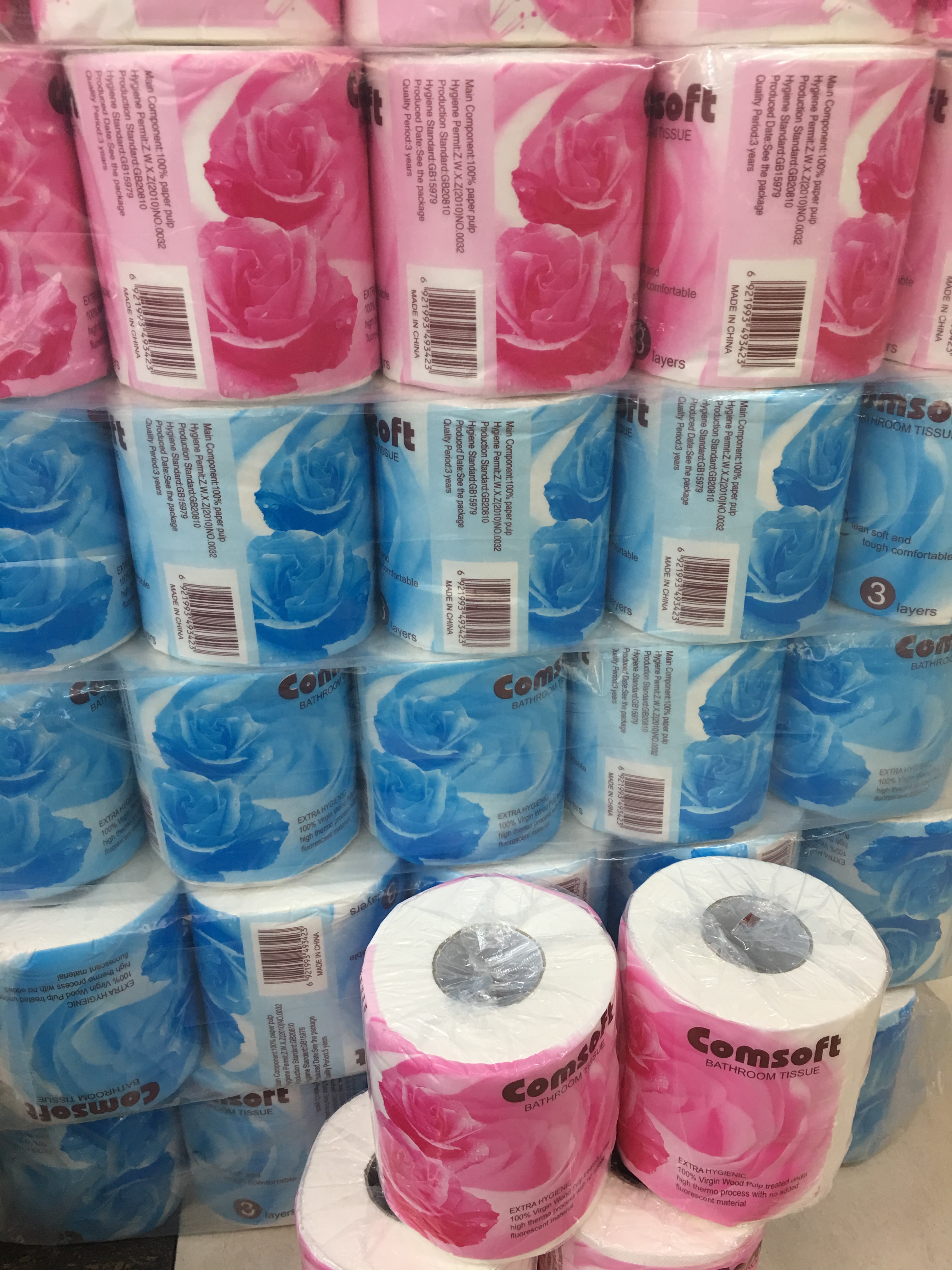 All-wood pulp toilet paper rolls, 110g per roll, toilet paper rolls, cost-effective Application Scenario