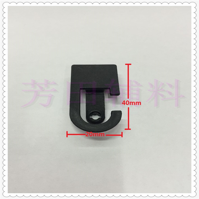 Black plastic clip clothing clip Shirt clip button Shirt clip plastic button