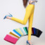 Spring and Autumn's new women's pencil pants, Korean high-waisted candy-colored skinny pants, thin style