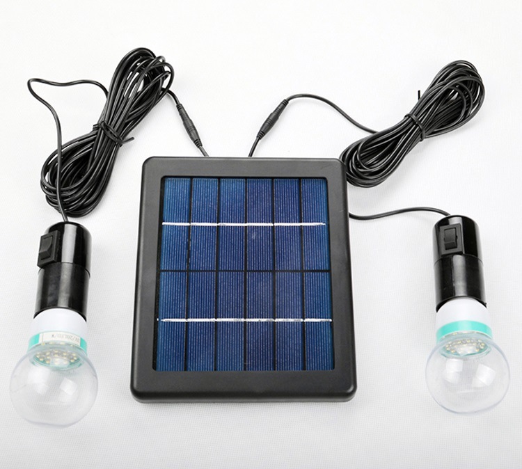 Split bulb Rural household solar bulb lighting system Solar LED camping lamp
