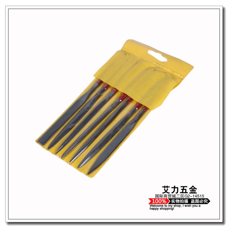 Black plastic handle shaping file set, woodworking hardwood file, small file, steel file, triangular file Application Scenario