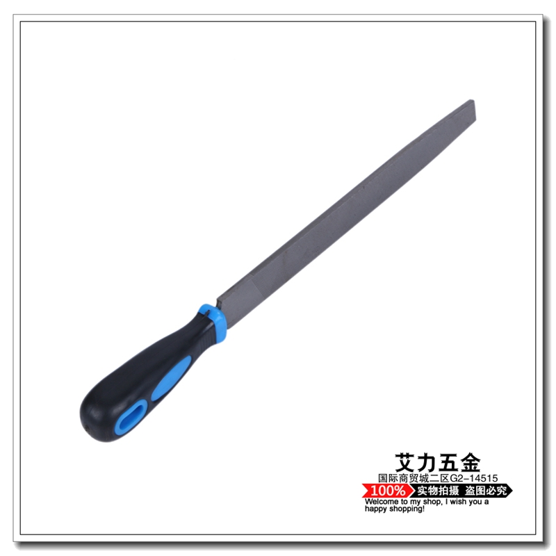 带塑柄锉刀扁锉粗齿 钳工锉板锉锉刀产品图