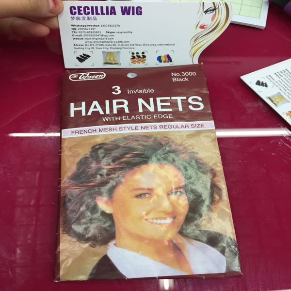 A fine strand of nylon hair nets