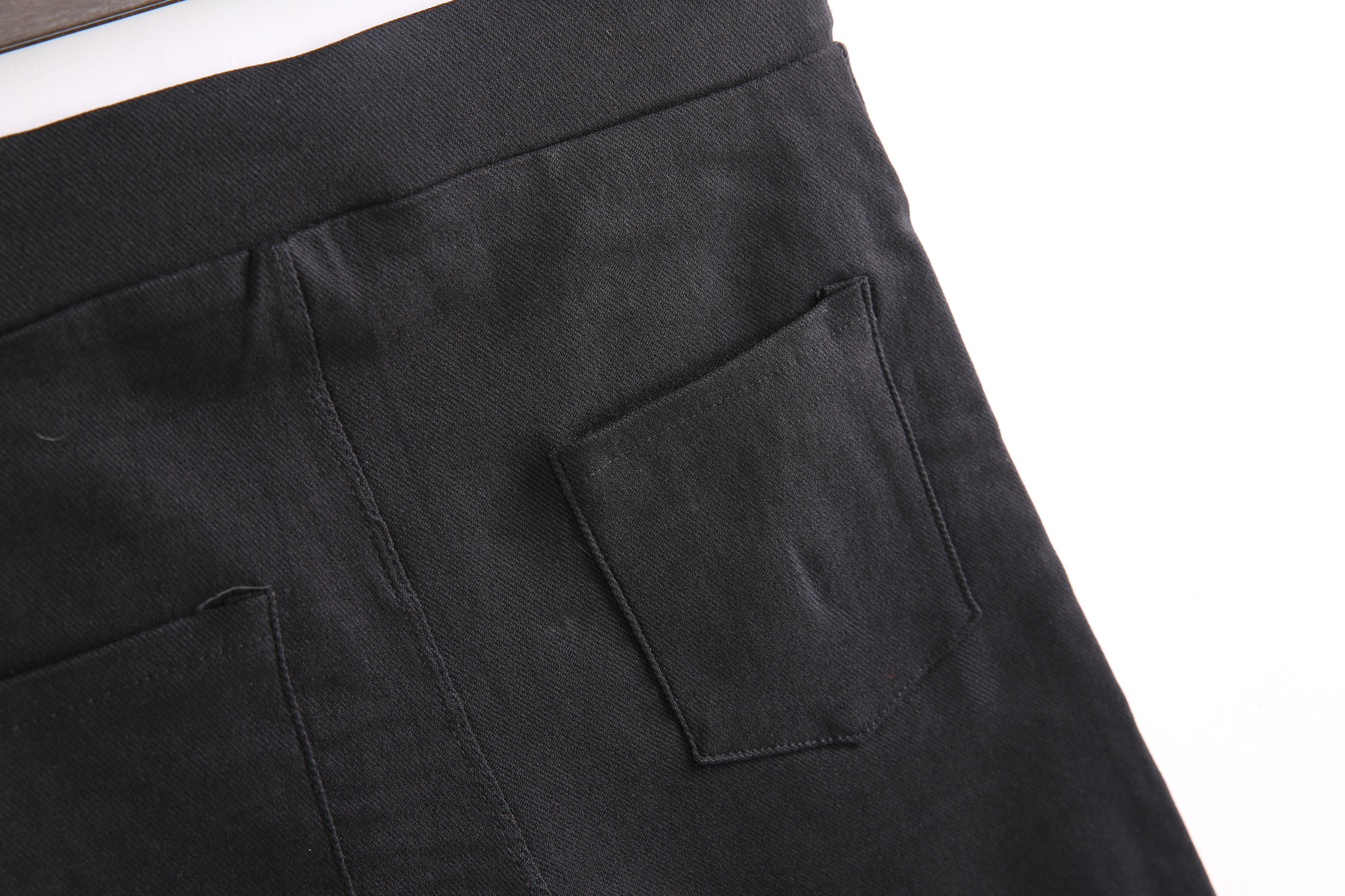 New women's pencil pants with twill Spring and Autumn style, Korean high-waisted candy-colored skinny pants, thin style Specification image