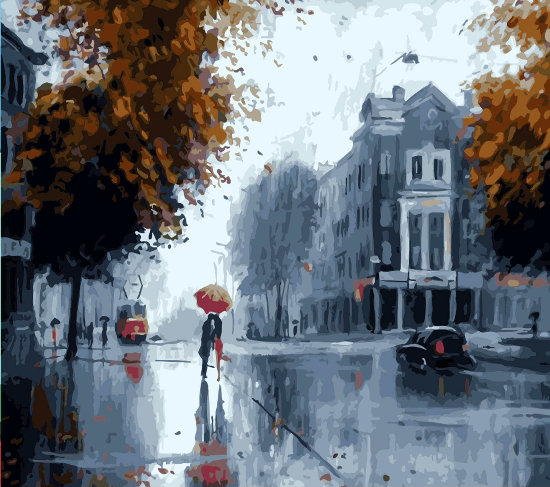 DIY钻石画风景图案蒙娜丽莎钻石画产品图