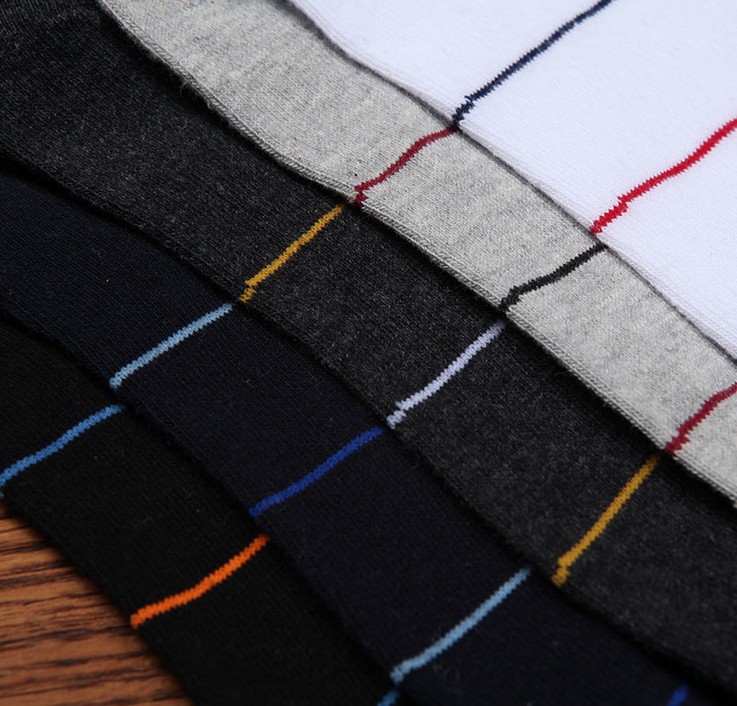 袜子男 全棉船袜 浅口盒装袜 短筒棉袜 薄款 5双装细节图