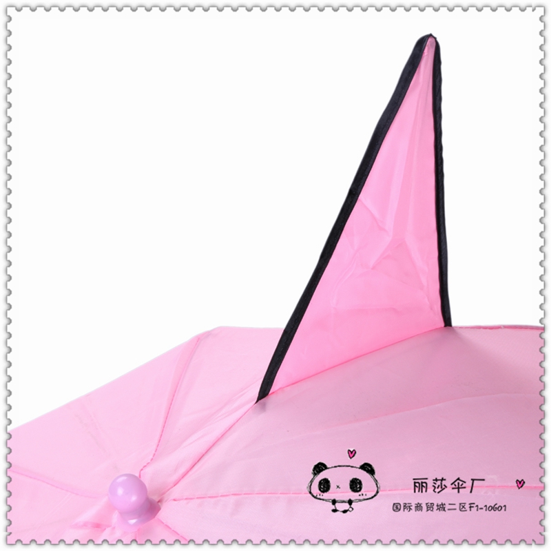 厂家直销儿童卡通猫耳朵雨伞可印字制logo详情图4