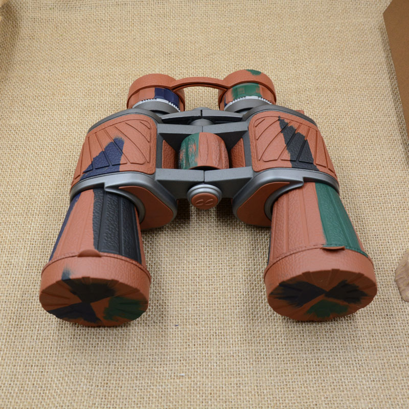Jinghui factory direct brown color CC10x50 binocular HD optical civil telescope