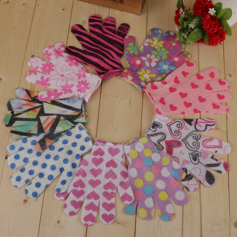 沐浴手套五指搓澡巾洗澡巾沐浴用品