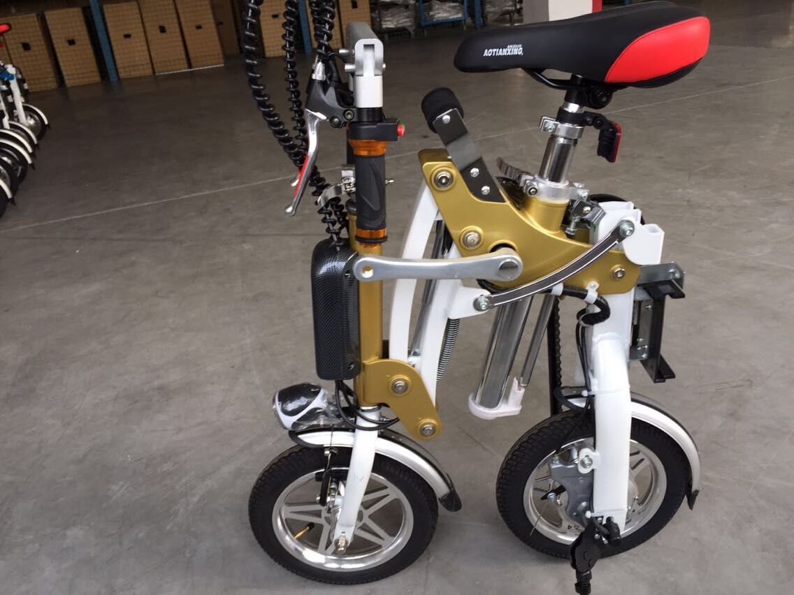 One Second Folding Bike Specification drawing