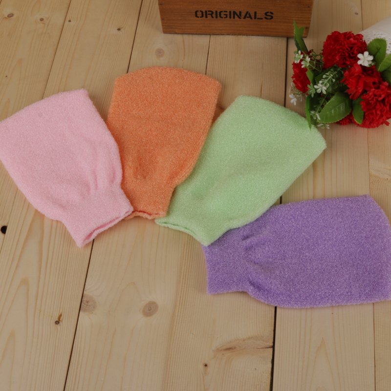 搓澡巾沐浴手套洗浴桑拿专用双层洗澡巾批发