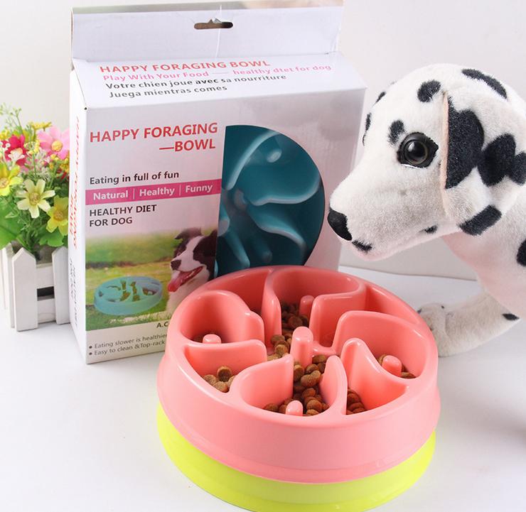 CS Choking proof Healthy Dog Bowl pet choking proof bowl