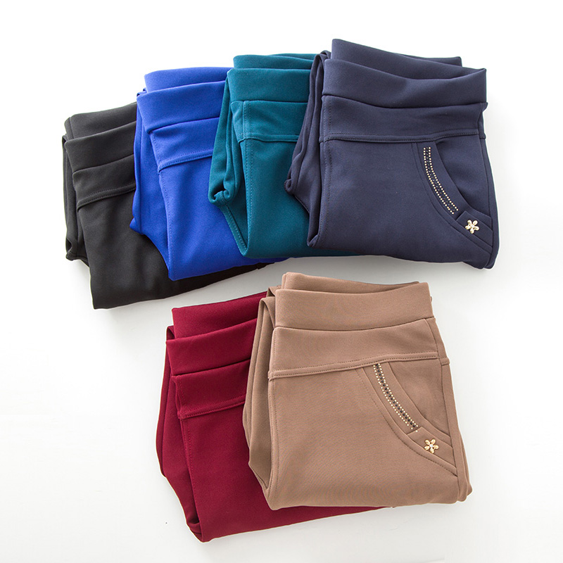 New women's 9-inch pants for spring and autumn, women's leggings, front-pocket mid-waist casual pants, wholesale from the manufacturer Specification image