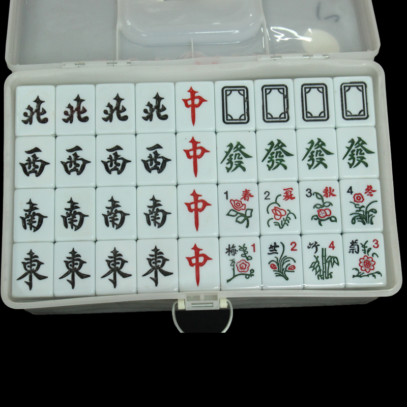 Mahjong 40# Monopoly Mahjong all white mahjong factory direct sale