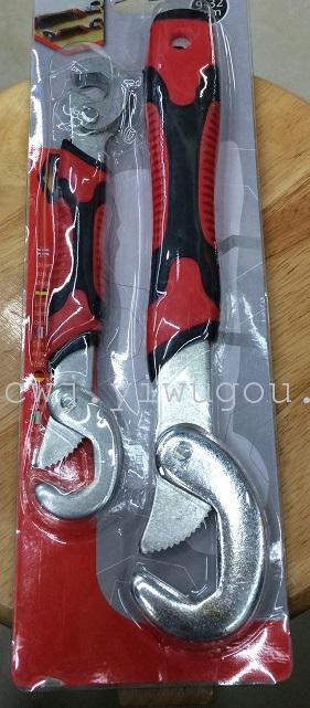 万能扳手 多功能勾型快速活口水管扳手 万能快速扳手细节图