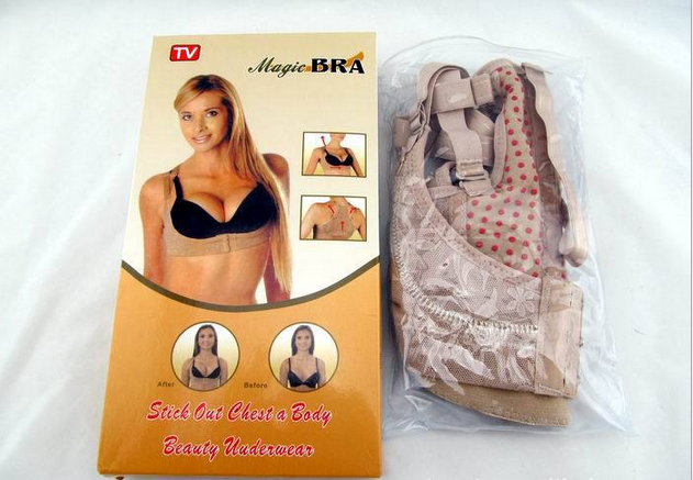 Women's magnetic breast support bra TV magic bra