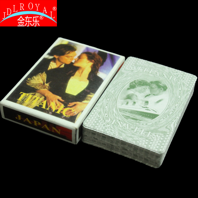 Titanic pattern poker foreign trade poker manufacturers direct Kim Dongle