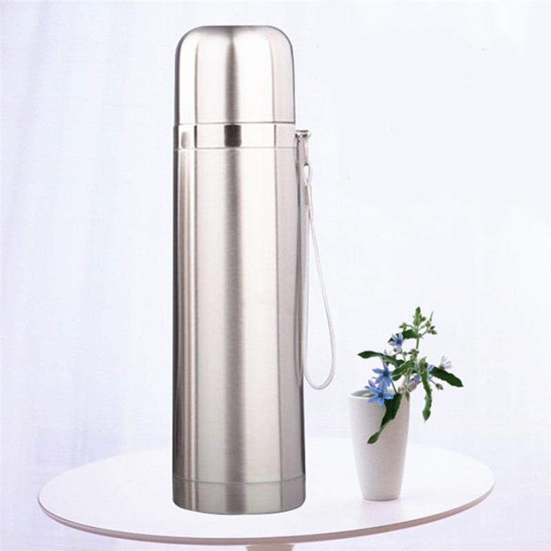 Yililai stainless steel natural color bullet head insulated cup, genuine vacuum gift cup, men's and women's water cup Specification image