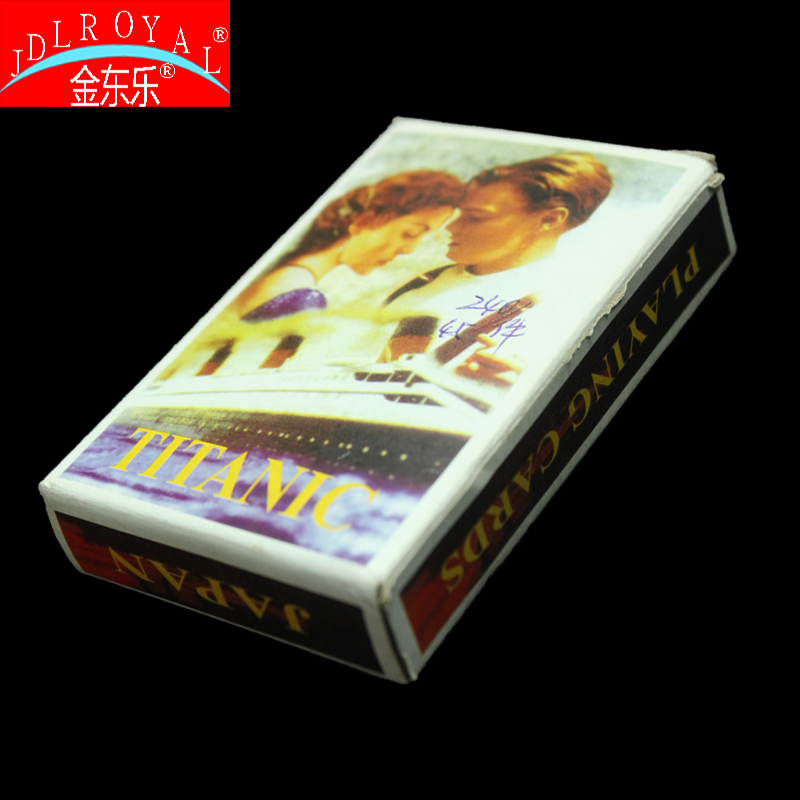 Titanic pattern poker foreign trade poker manufacturers direct Kim Dongle details Picture
