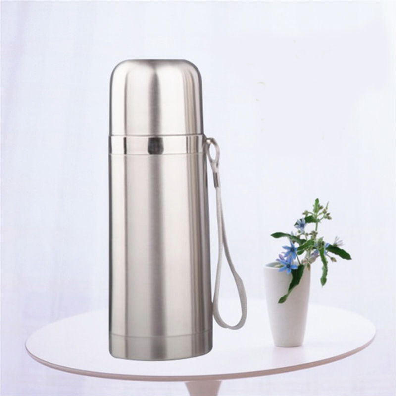Yililai stainless steel natural color bullet head insulated cup, genuine vacuum gift cup, men's and women's water cup details Picture
