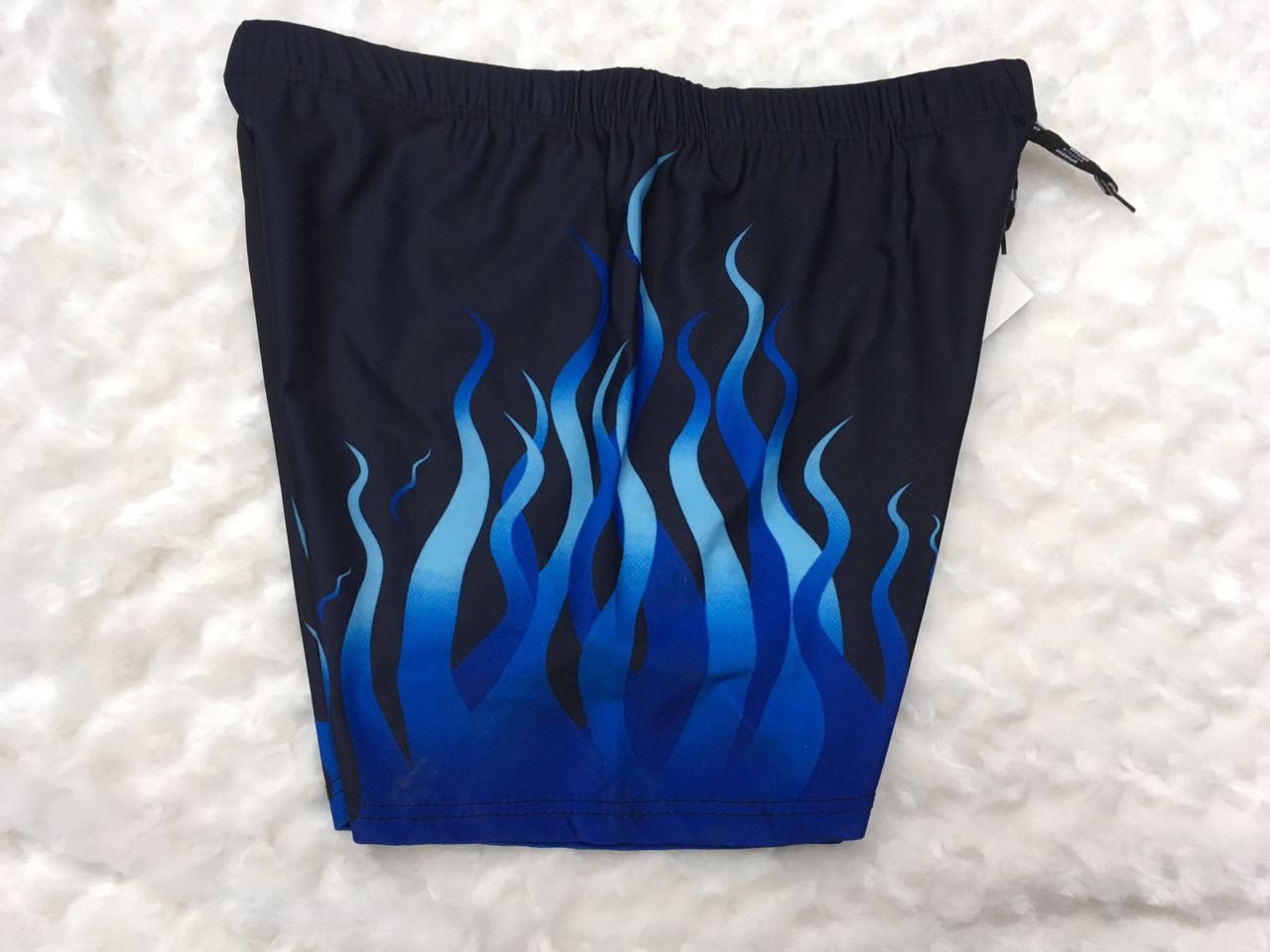 Men's swimming trunks Large size swimming trunks Flat corner hot spring fashion digital printed fashion men's swimming trunks details Picture
