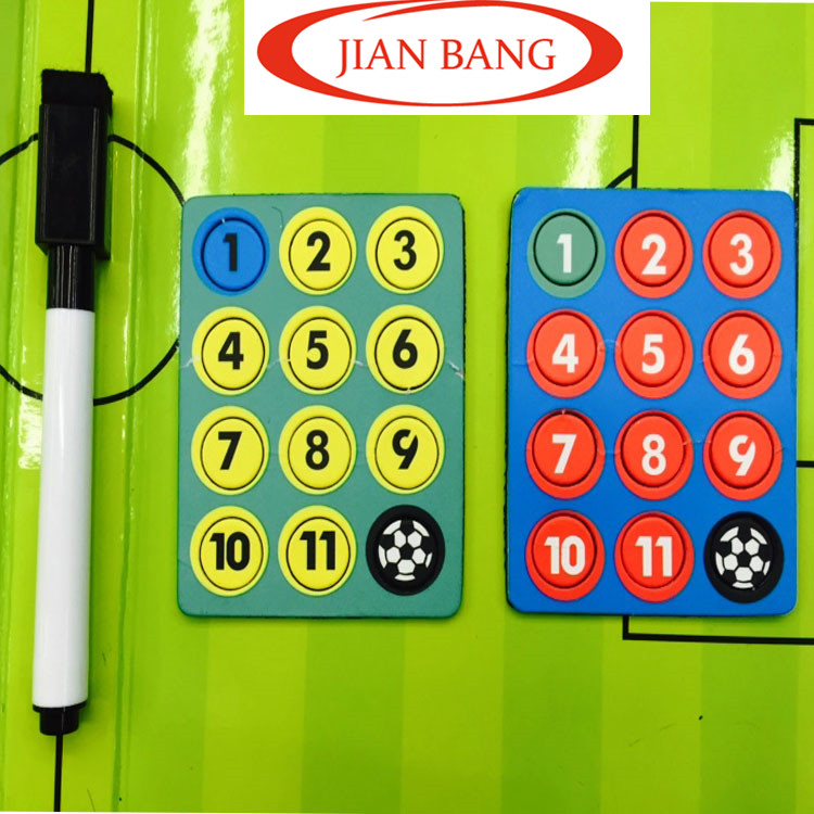 正品教练员沙盘战术盘图示板 足球战术板折叠磁性 拉链式示教板细节图