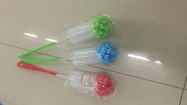 Wholesale plastic laundry brush 8121 Sponge head bottle brush Cleaning brush Baby bottle brush