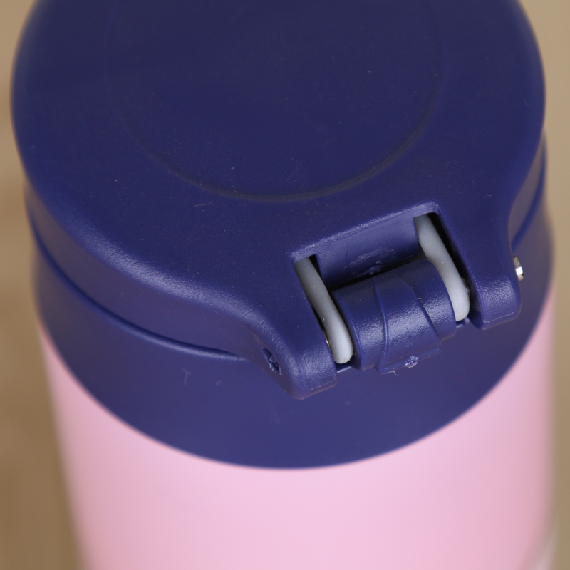 South Korea Creative Bounce Cover Thermos Cup Fashion Couple Printing Stainless Steel Water Cup Specification drawing