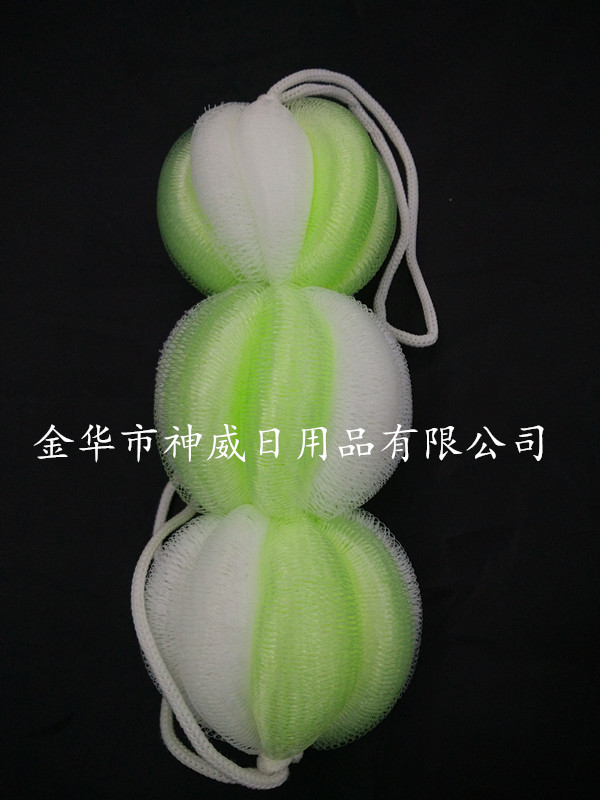 厂家直销60g双色灯丝球PVC桶装产品图