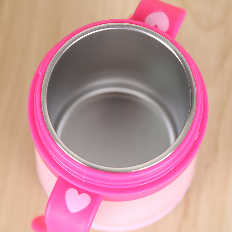 Creative Children's Sippy Cup Thermos Cup Stainless Steel Cup Dual-Purpose Cup Application Scenario